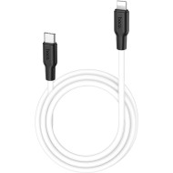 Кабель HOCO X21 Plus Type-C to Lightning 1м Black/White