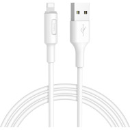 Кабель HOCO X25 Soarer USB-A to Lightning 1м White