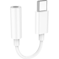 Адаптер HOCO LS35 USB-C to 3.5mm White
