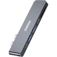 Порт-репликатор CHOETECH M14 7-in-1 USB-C Hub Adapter with 4K HDMI, 2xUSB 3.0, 100W USB-C (HUB-M14)