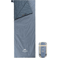 Спальник-одеяло NATUREHIKE Ultralight LW180 L (15°C/8°C) Gray/Green Right (6927595777978-R)