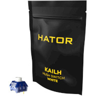 Набор переключателей HATOR Kailh Hush Hotswap Switch White 10 шт (HTS-107)