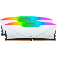 Модуль памяти APACER Nox RGB White DDR4 3200MHz 32GB Kit 2x16GB (AH4U32G32C28YNWAA-2)