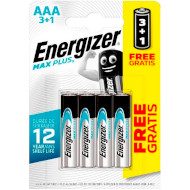 Батарейка ENERGIZER Max Plus AAA 4шт/уп (6429534)