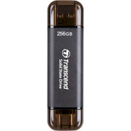 Портативный SSD диск TRANSCEND ESD310 256GB USB3.2 Gen2 Space Black (TS256GESD310C)