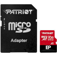 Карта памяти PATRIOT microSDXC EP 1TB UHS-I U3 V30 A1 Class 10 + SD-adapter (PEF1TBEP31MCX)