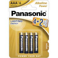 Батарейка PANASONIC Alkaline Power AAA 6шт/уп (LR03REB/6B2F)