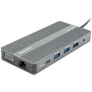 Порт-репликатор BLUEENDLESS 12-in-1 USB-C to 2xHDMI, VGA, LAN, 2xUSB3.0, USB2.0 SD/TF, USB-C PD100W, Aux (CA913886)