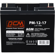 Аккумуляторная батарея POWERCOM PM-12-17.0 (12В, 17Ач)