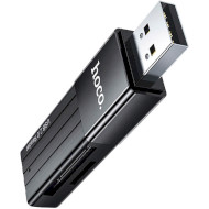 Кардридер HOCO HB20 Mindful 2 in 1 USB 2.0