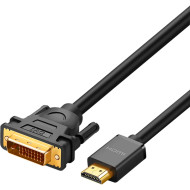 Кабель UGREEN HD106 HDMI - DVI 2м Black (10135)