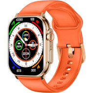 Смарт-часы XIAOMI IMILAB IMIKI SF1 Rose Gold with Orange Band