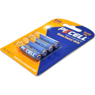 Батарейка PKCELL Extra Heavy Duty AAA 4шт/уп (PC/R03-4S)