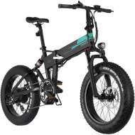 Горный электровелосипед FIIDO M1 Pro Fat Tire 20" Black (500W)