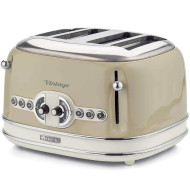 Тостер ARIETE 156 Vintage 4-slice Beige (00C015603AR0)