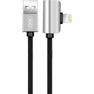 Кабель XO NB46 USB-A to Lightning/Lightning Audio 1м Silver