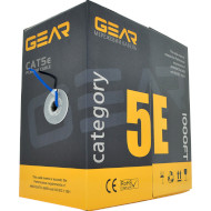 Кабель сетевой GEAR FTP Cat.5e 4x2x0.51 ССА Blue 305м (GEC-FTPCCA25051305)