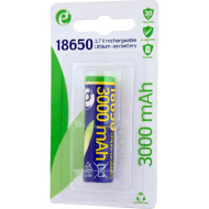 Аккумулятор ENERGENIE Lithium 18650 3000mAh 3.7V (EG-BA-18650-10C/3000)