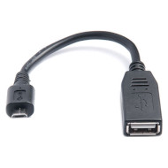 Кабель OTG REAL-EL USB2.0 Micro-BM/AF 0.1м (EL123500014)