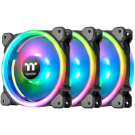 Комплект вентиляторов THERMALTAKE Riing Trio 12 RGB TT Premium Edition Black 3-Pack (CL-F072-PL12SW-A)