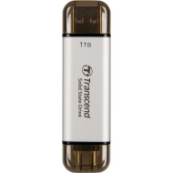 Портативный SSD диск TRANSCEND ESD310 1TB USB3.2 Gen2 Silver (TS1TESD310S)