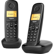 DECT телефон GIGASET A170 Duo Black (L36852H2802S301)