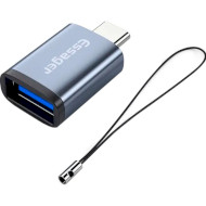 Адаптер OTG ESSAGER Soray Type-C Male to USB3.0 Female Gray (EZJAC-SRA0G)