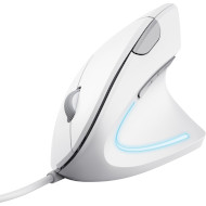 Вертикальная мышь TRUST Verto Ergonomic White (25133)