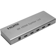 HDMI сплиттер 1 to 4 POWERPLANT HDMI 1x4 8K/60Hz (CA914203)