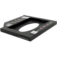 Адаптер Optibay 12.7mm VOLTRONIC YT-CAHDD12.7-PL 2.5" SATA Black