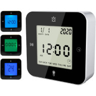 Часы настольные TECHNOLINE WT344 Black/Silver