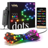 Smart LED гирлянда TWINKLY Dots RGB 200 Gen II Multicolor Edition IP44 Black Wire (TWD200STP-BEU)