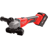 Аккумуляторная угловая шлифовальная машина MILWAUKEE M18 BLSAG125X-402X (4933492644)