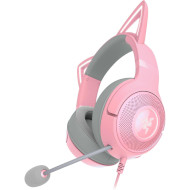 Наушники геймерские RAZER Kraken Kitty V2 Quartz (RZ04-04730200-R3M1)