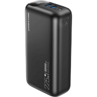 Повербанк XO PR200 2xUSB-A, 1xUSB-C, QC22.5W, PD20W 30000mAh Black