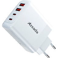 Зарядное устройство PRODA Azeada Seagulls AZ-19 2xUSB-A, 2xUSB-C, GaN5 65W White