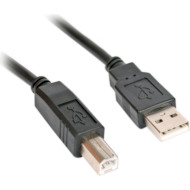 Кабель USB 2.0 AM/Type-B 1.5м Black (S0519)