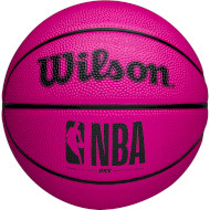 Мини-мяч баскетбольный WILSON NBA DRV Mini Basketball Pink Size 3 (WZ3012802XB3)