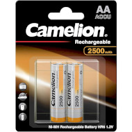 Аккумулятор CAMELION NiMH AA 2500mAh 2шт/уп (17025206)