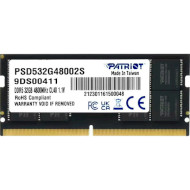 Модуль пам'яті PATRIOT Signature Line SO-DIMM DDR5 4800MHz 32GB (PSD532G48002S)