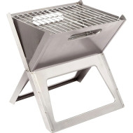 Гриль портативный раскладной BO-CAMP Notebook/Fire Basket Compact Silver (8108347)