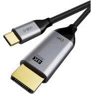 Кабель CABLETIME 4K 60Hz USB-C - DisplayPort 1м Black (CC20H)