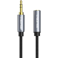 Кабель-удлинитель CABLETIME mini-jack 3.5mm 0.3м Black (CF11D)