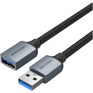 Кабель-удлинитель VENTION USB 3.0 AM/AF Extension Cable 1м Gray (CBLHF)
