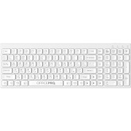 Клавиатура беспроводная OFFICEPRO SK985 White