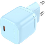 Зарядное устройство VENTION 30W GaN Fast Charger USB-C, PD3.0, QC4+ Blue (FAKL0-EU)