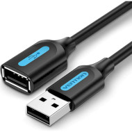 Кабель-удлинитель VENTION USB 2.0 AM/AF Extension Cable 1.5м Black (CBIBG)