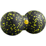 Массажный ролик 4FIZJO EPP Duo Ball Black/Yellow (4FJ0083)