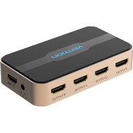 HDMI сплиттер 1 to 4 VENTION 1-in-4 Out HDMI Splitter 4K@30Hz (ACCG0-EU)