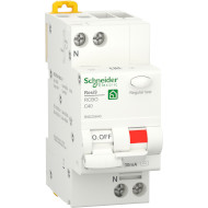 Дифференциальный автоматический выключатель SCHNEIDER ELECTRIC RESI9 1p+N, 40А, C, 6кА (R9D25640)